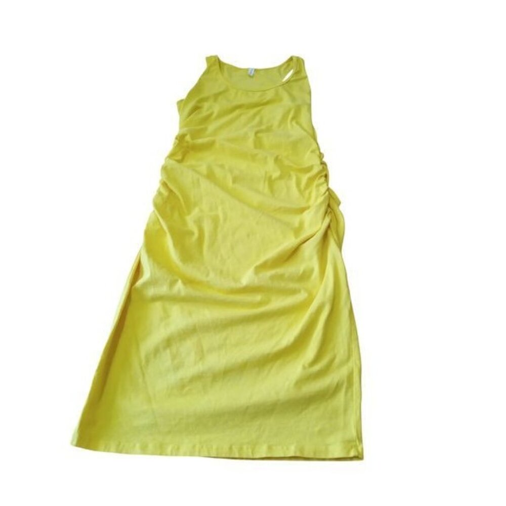 Missufeintl - Women's Dress - Size Small - Yellow